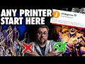 How to print perfect miniatures  resin 3d printing beginner guide  step by step