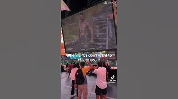 When NPCs don’t want to talk to you in Fallout76 #fallout76 #fallout76funny #bugging