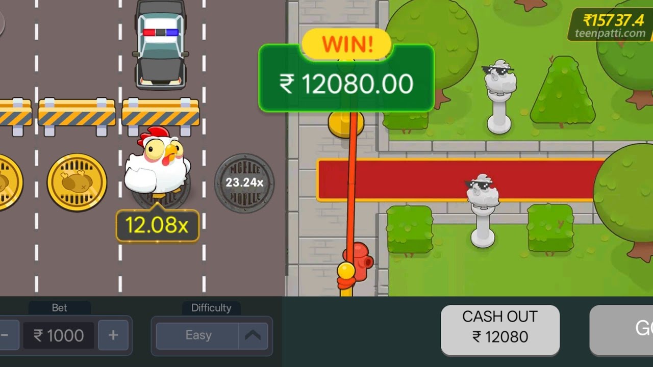 TEEN PAATI MASTER 💥 CHICKEN ROAD GAME WINNING TRICK CHICKEN ROAD GAME NEW TRICK LIVE PROFF WINNING