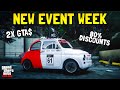 GTA Online NEW 2X GTA$ Event Week Details! New Vehicle Released + 80% Discounts