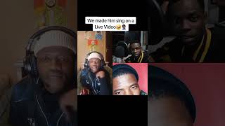 We Made Him Sing On A Live Video