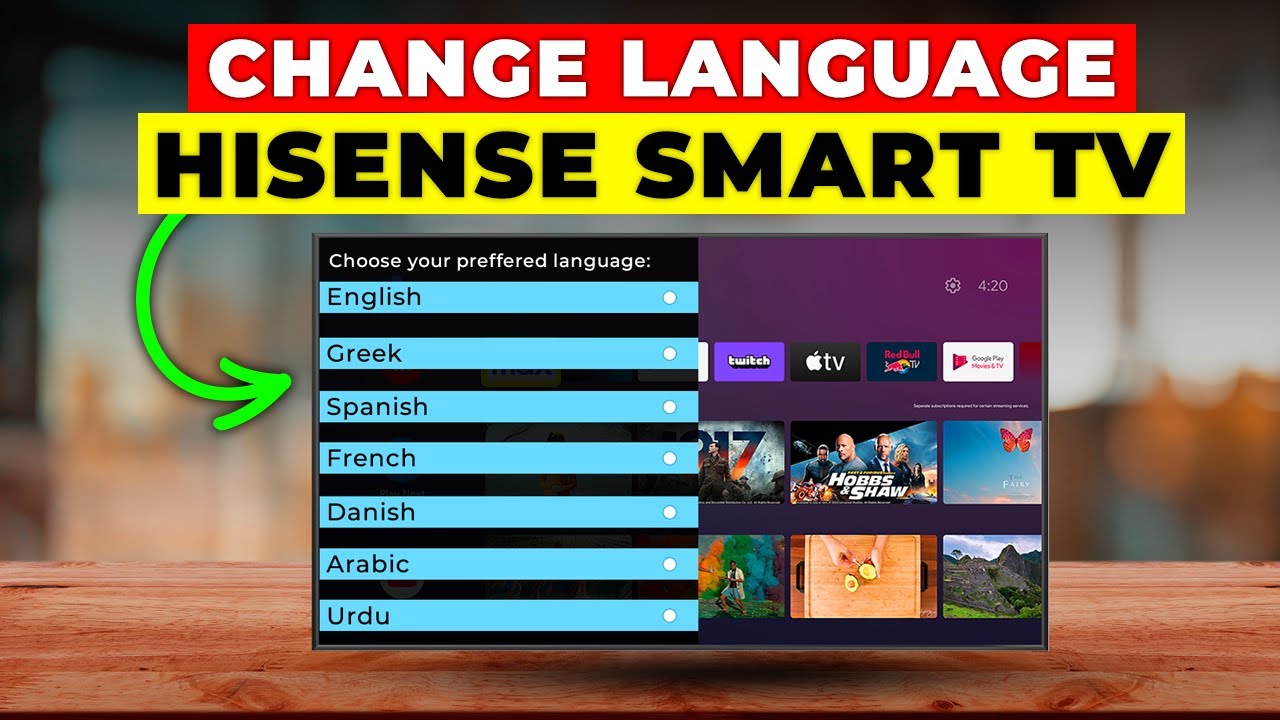 How To Change Language On Hisense Smart TV (How To Set Up Language On ...