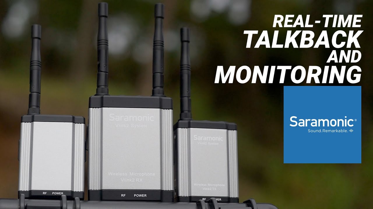 Saramonic Vlink2 Kit2 Wireless Microphones with Real-time
