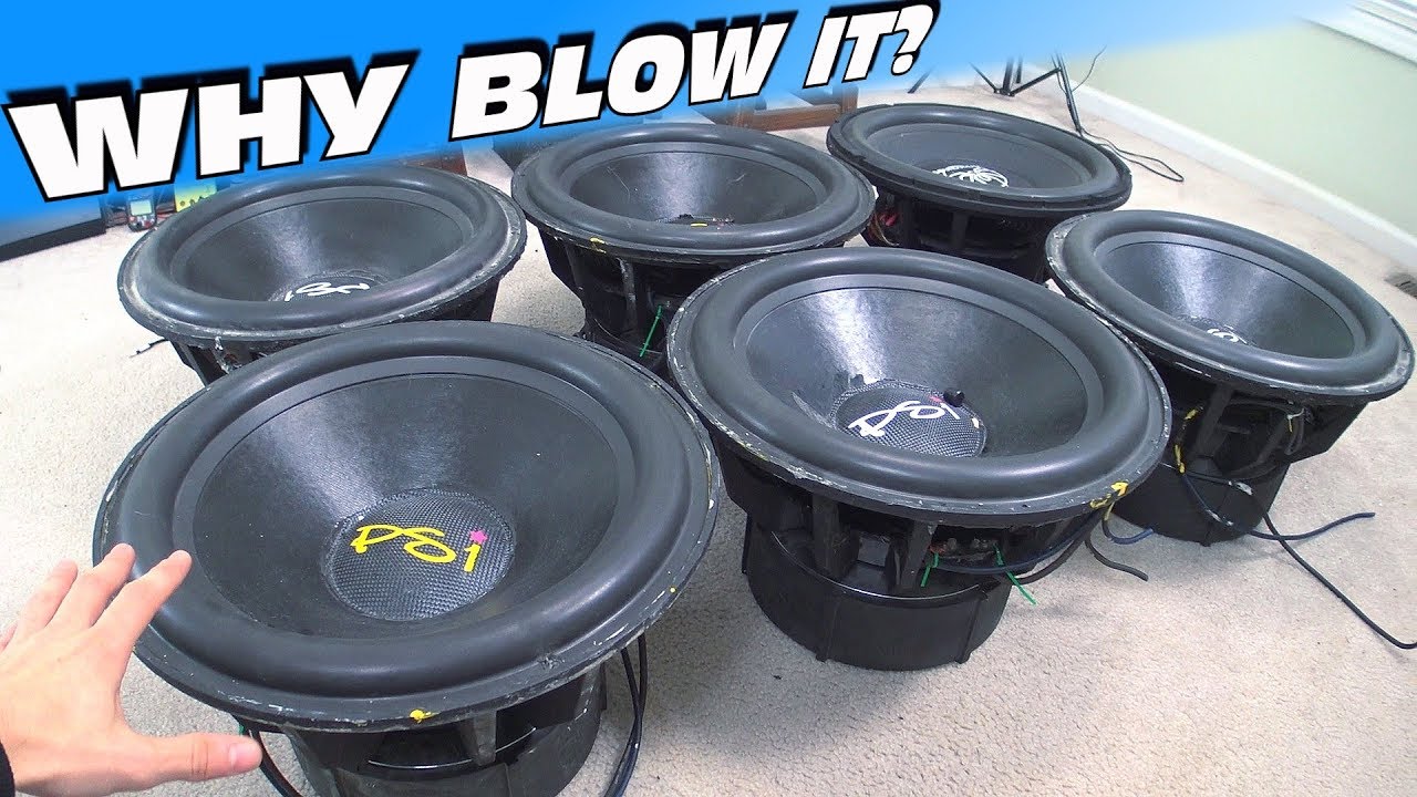 Why BLOW Expensive Subwoofers? Explaining How Blowing a Subwoofer Can