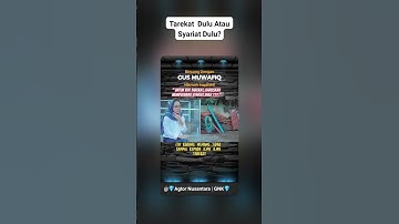 Tarekat Dulu Atau Syariat Dulu - Gus Muwafiq - Muhasabah Dulu