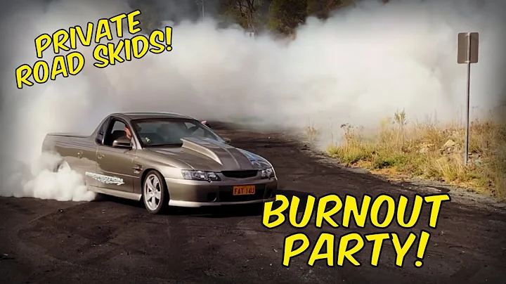 Skids On The Old Highway! - Road Runs Through Private Property!