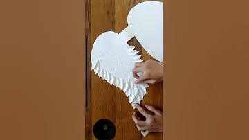 How to make " Angel wings " Easily made of paper | DIY Angel wings #viral #shorts