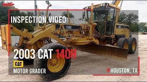 2003 CAT 140G - Motor Grader - Inspection Video - For Sale