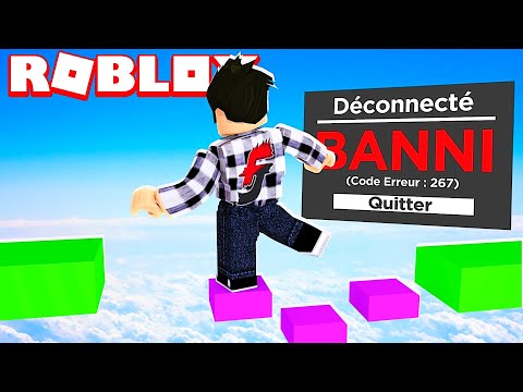 Roblox MAIS si tu TOMBES.. tu es BANNI.