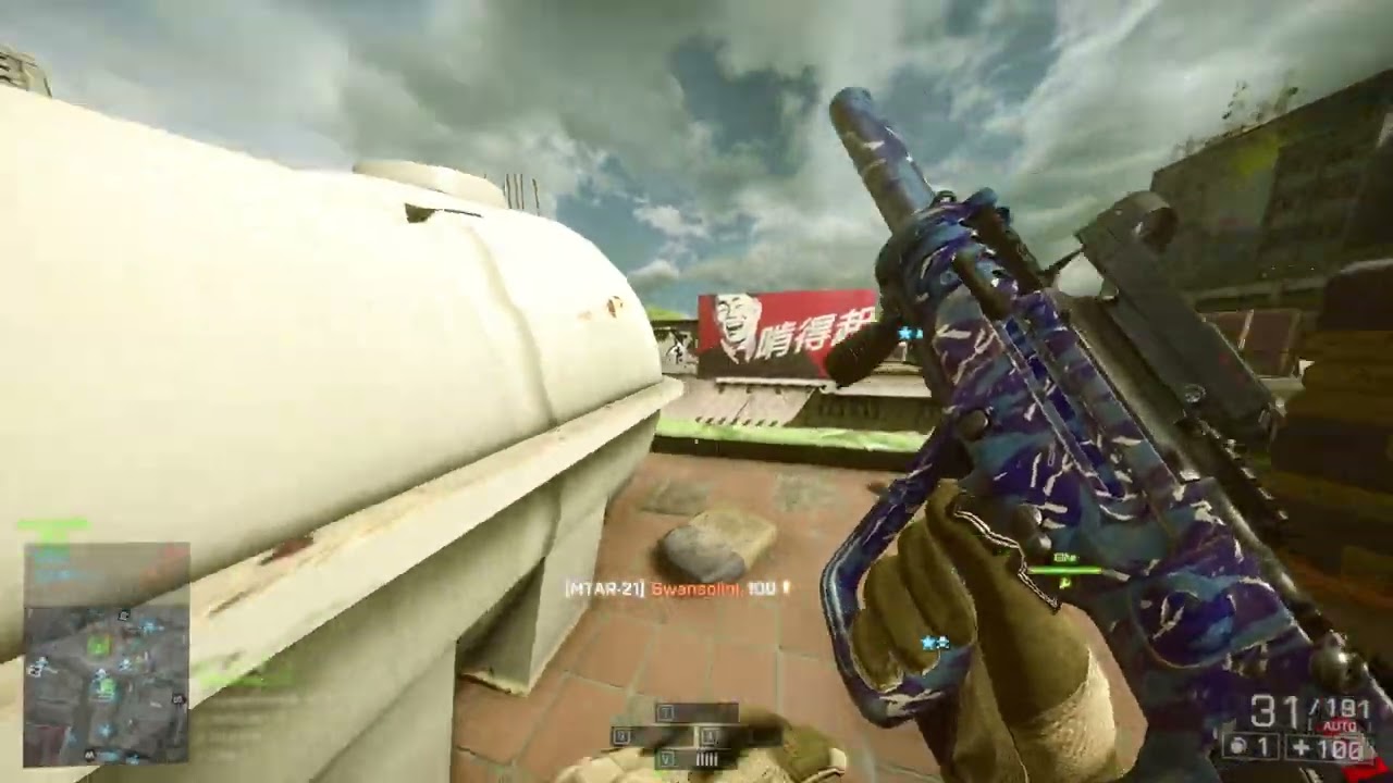 Battlefield 4 Loadout: Mtar-21 Recon Motion Sensor+TUGS