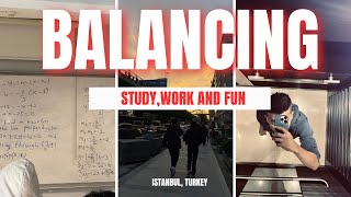 A Busy Day as a Myanmar Student in Istanbul | University, Markets, Work, and Friends 🌍🎒