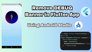 How to Remove the DEBUG Banner in Flutter App? | Step-by-Step