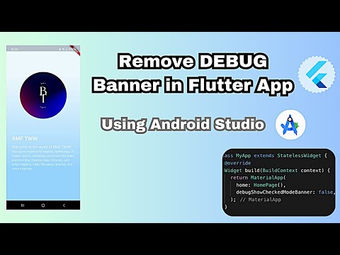 How to Remove the DEBUG Banner in Flutter App? | Step-by-Step