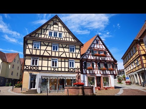 Gernsbach, Sehenswürdigkeiten der Stadt im Naturpark Schwarzwald Mitte/Nord - 4k