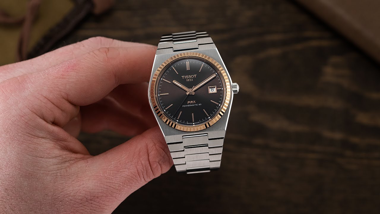 The Latest Tissot PRX With An 18k Gold Bezel But Does It Still Offer Value?  - YouTube