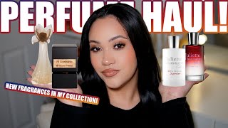 PERFUME HAUL! 🛍 NEW FRAGRANCES IN MY COLLECTION | AMY GLAM ✨