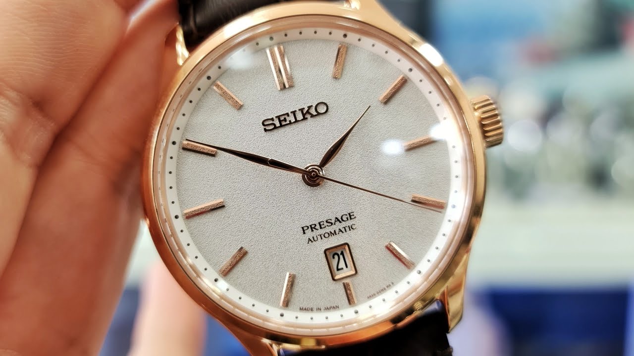 Rất Đẹp Giá Đ] Đồng Hồ Seiko Presage SRPD42J1 Sang Trọng | Hoàng  Nam - YouTube