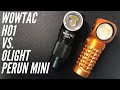 WOWTAC H01 VS. Olight Perun Mini: Showdown of Compact Headlamps - One Throws, One Floods