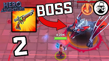 Huge Bat Boss In New Level 5 Area! 🧛‍♂️ Hero Adventure: Survivor RPG - Gameplay Walkthrough |Part 2|