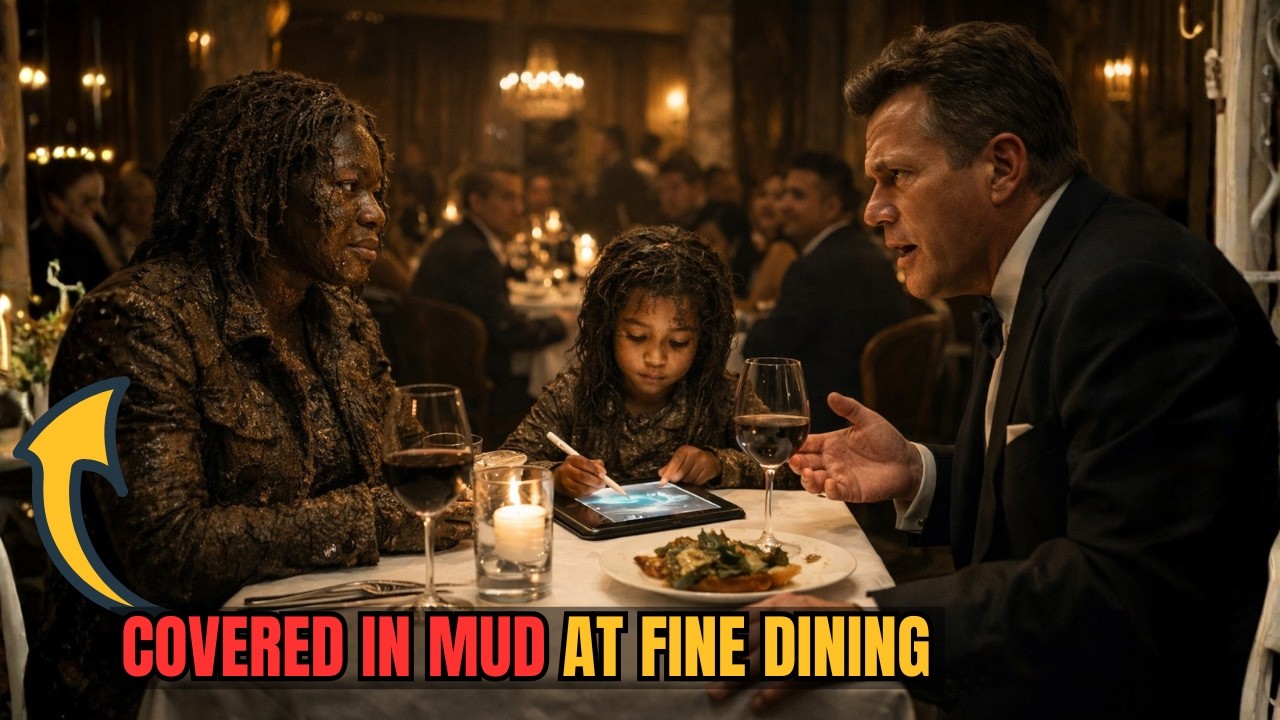 She Arrived at The Restaurant Covered In Mud  The Millionaire Was About To Walk Away, Then She Walke