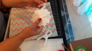 How I make My rosettes🌼 using cupcake liners