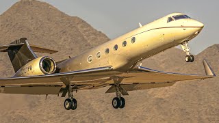 (4K) Private Jet & Aerial Firefighting (DC10) Plane Spotting at Scottsdale! (KSDL)