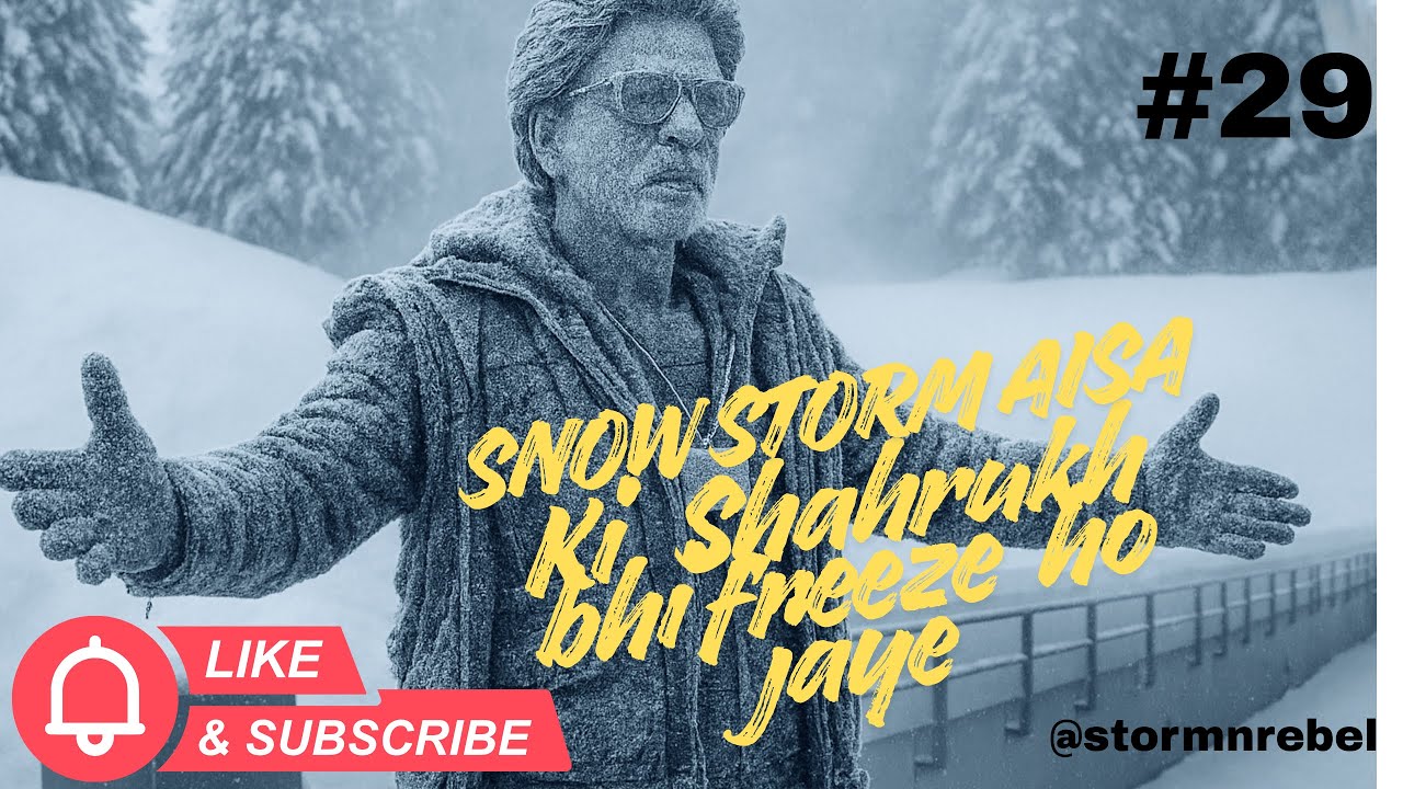 Agar Yahan Shoot Hota… Shahrukh Ka Song Freeze Ho Jata ❄️😳 | Canada Snow Reality