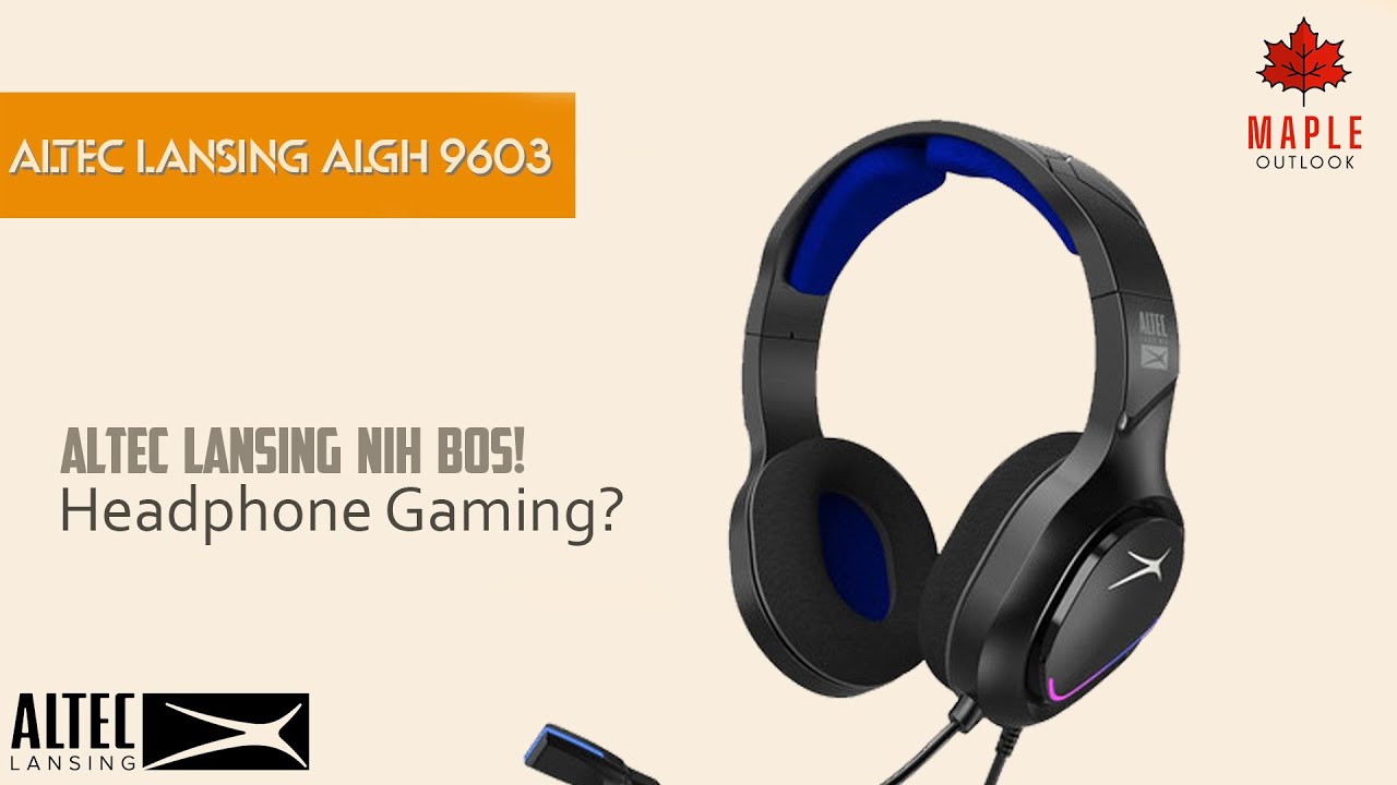 Altec Lansing ALGH9603 - Headphone Gaming Altec Lansing Nih BOS! - YouTube