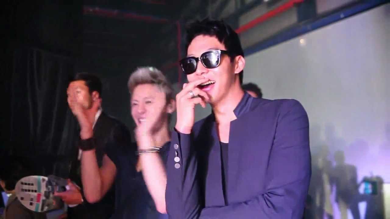 Backstage at JYJ Membership Week 2012.