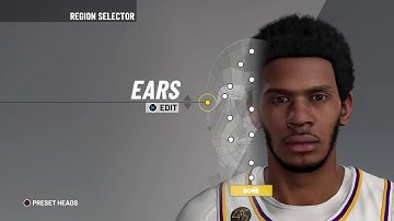 NBA 2K20 Kareem Abdul-Jabbar {With Hair} Face Creation