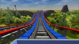 Career Overview RCT3 American Eagle Blue Side Six Flags Great America