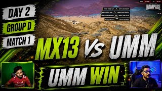 MX13 VS USHNAMOOLA D 1