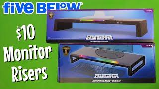Bugha LED Gaming Monitor Riser | Five Below Review
