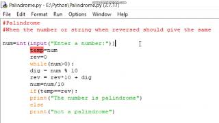 Python - Palindrome