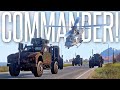 LEADING A CONVOY OPERATION FROM THE UH-1Y DOOR GUN - ArmA 3 Milsim Operation