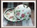 Декупаж салфеткой плетеных изделий / Decoupage napkin wickerwork