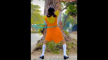 Hula Hoop dance with double Polypro hoop|Richa bhatia#shorts