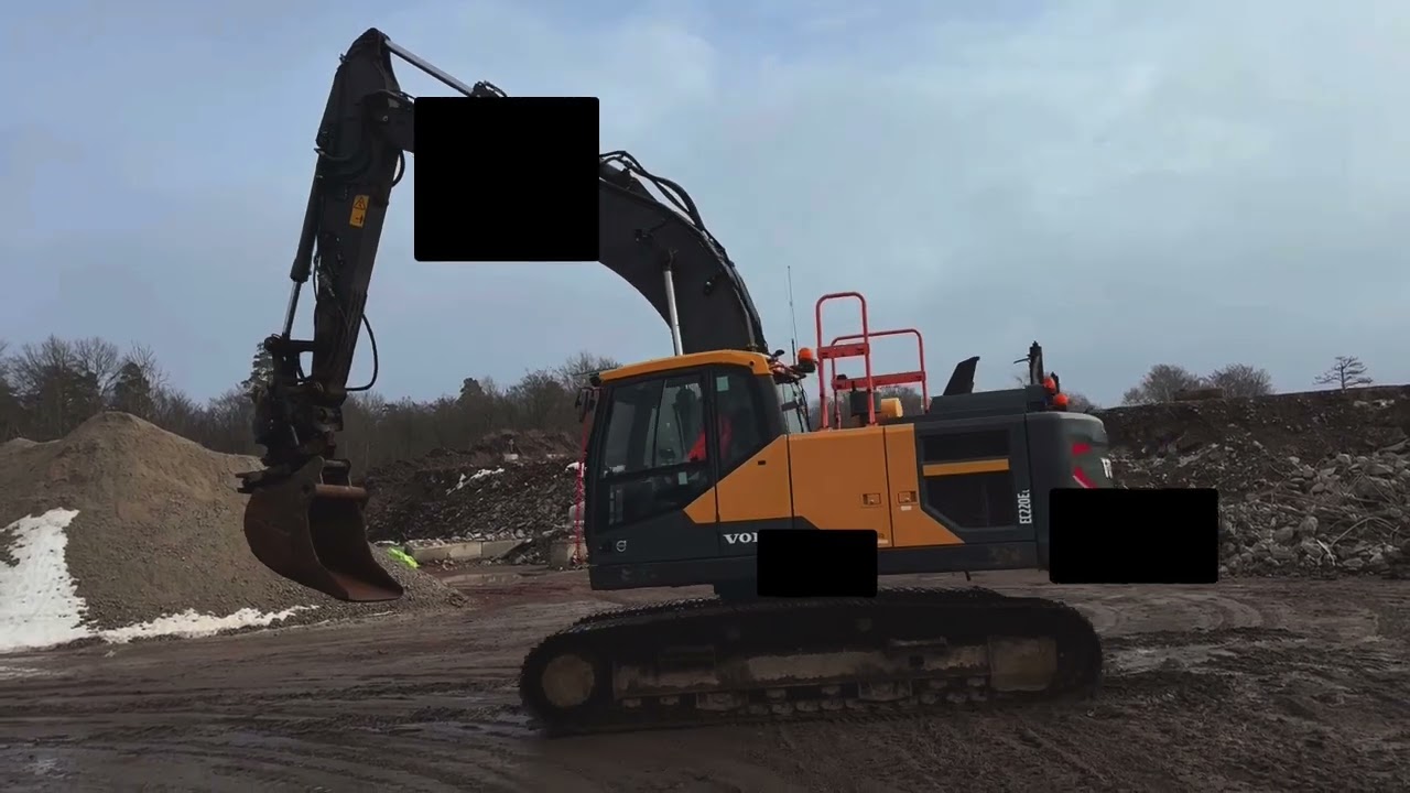 Bandgrävare Volvo EC220EL (Leica ICON 3D)
