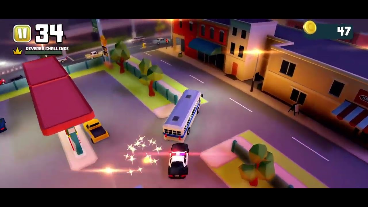 Driving Bus In Reckless Getaway Two Game - YouTube