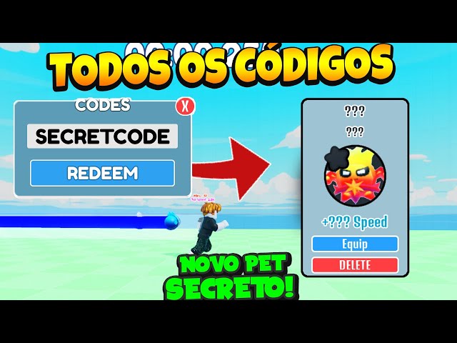 JEFFBLOX ME PASSOU OS 3 CÓDIGOS SECRETOS QUE ESTÃO ESCONDIDOS NO MAPA DO  RACE CLICKER - ROBLOX 