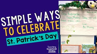 St. Patrick’s Day in Kindergarten 🍀 (Simple Tips for a Fun Day!)