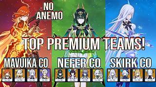 Top Premium Teams Mavuika Without Anemo Destroys The First Boss In Stygian Genshin Impact