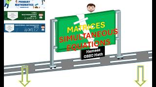 Matrices Part 3: Simultaneous Equations using Matrices