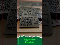 Custom QR Code Laser Engraved Discs, 150mm square, Table, Tags, Bar, Restaurant, Clubs