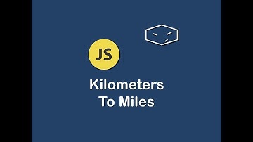 kilometers to miles in javascript