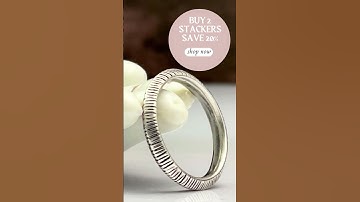 Create your own stacking ring style!