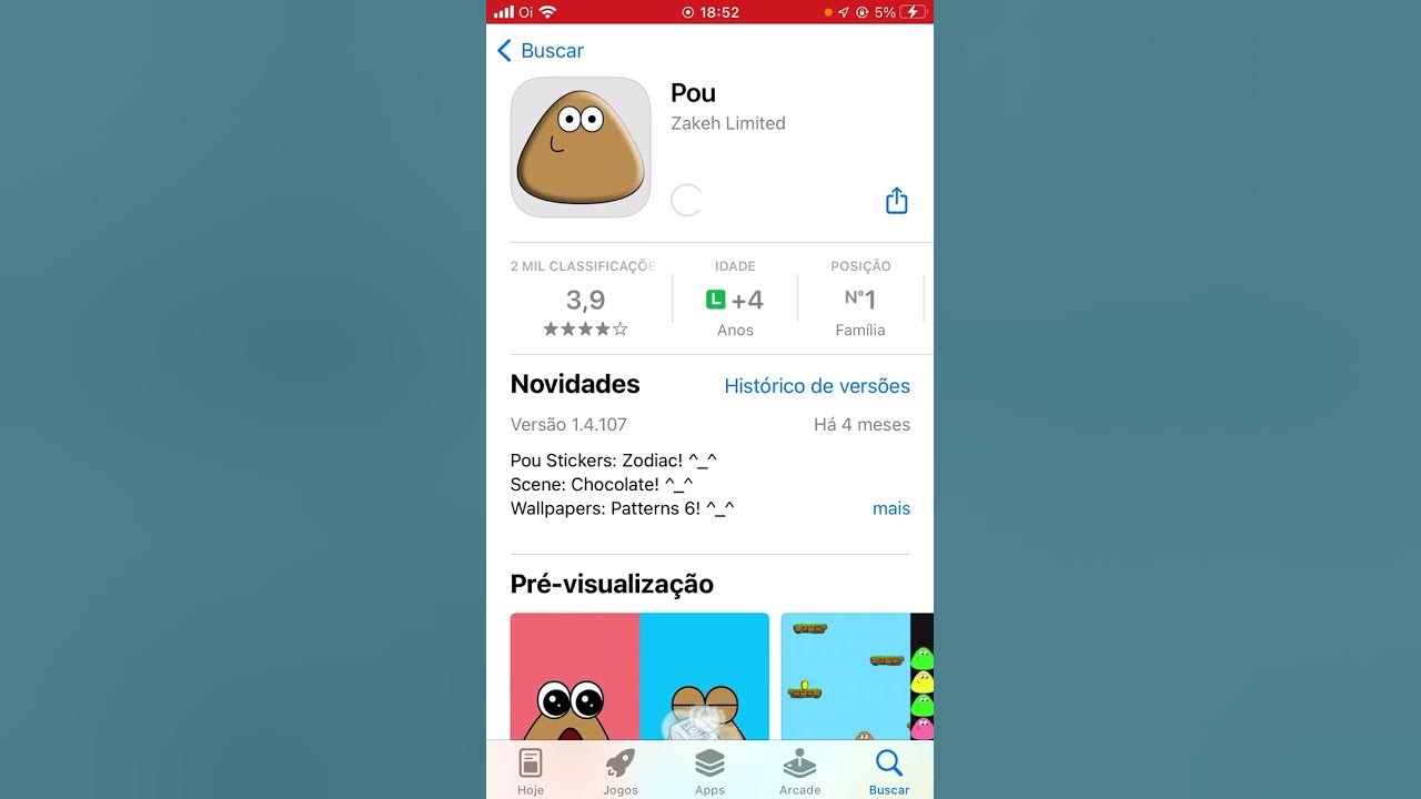 Pou para iPhone - Download