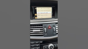 Mercedes E W212 Bluetooth Audio Aktivasyonu | #mercedes #shorts #audio