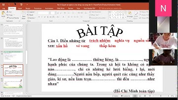 GDCD 9  Quyền và nghĩa vụ lao động của công dân   Gv Nguyễn Nga   Trường TH&THCS Vũ Trung