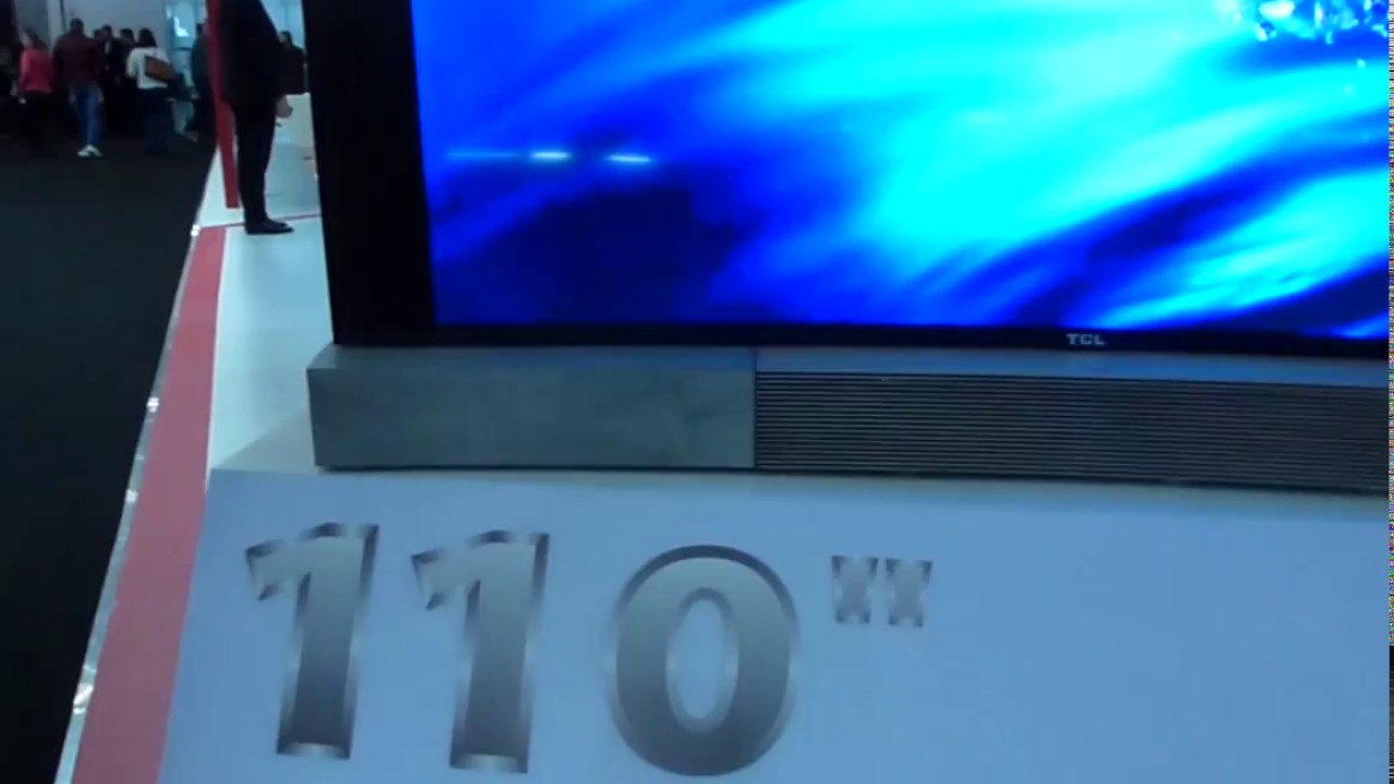 Imagens do primeiro TV 4K HDR de 110 polegadas - YouTube